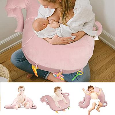 Nursing, Breastfeeding Baby Support Pillow, Newborn Infant Feeding Cushion  | Portable for Travel | Nursing Pillow for Boys & Girls With Washable