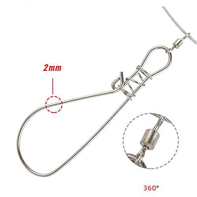 Joyeee Stainless Steel Fishing Stringer for Wading Boat Kayak