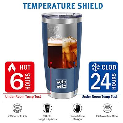 WETOWETO 12 oz Insulated Coffee Cup, Spill Proof Travel Coffee Mug, Vacuum  Stainless Steel Coffee Tu…See more WETOWETO 12 oz Insulated Coffee Cup