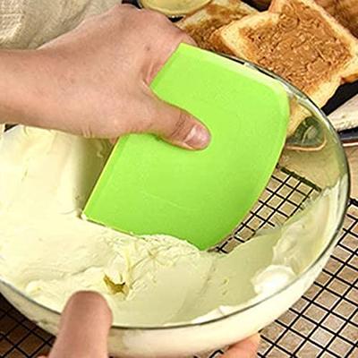 Plastic Cake Cream Spatula Dough Butter Batter Scraper Bread Cutter Baking  Tools