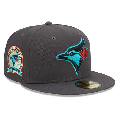 New Era Men's Red and Lavender Toronto Blue Jays Spring Color Two-Tone  59FIFTY Fitted Hat
