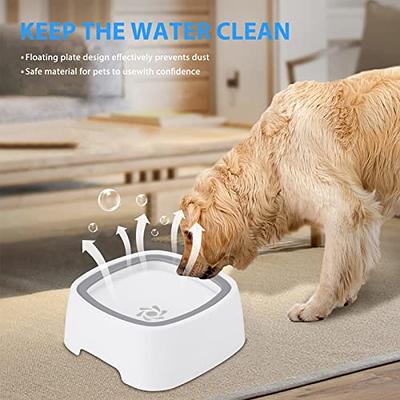 LumoLeaf Dog Water Bowl, Dog Bowl No-Spill Pet Water Bowl 35oz, Slow Water  Feeder Dog Bowl, Vehicle Carried Dog Water Bowl for Dogs/Cats/Pets