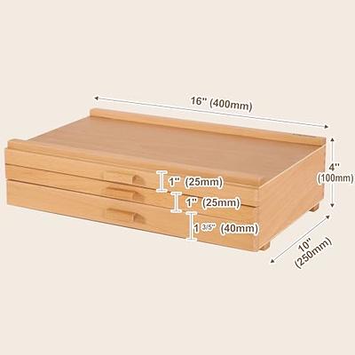 Wooden Art Supply Storage Box