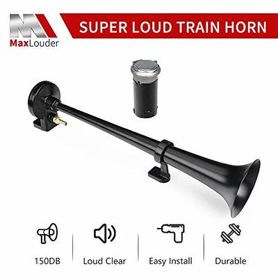 FARBIN 12V 150db Truck Air Horn Loud Car Horn Trumpet Train Horn Kit for  Trucks