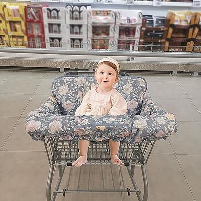 Shopping Cart Cover for Baby, 2 in 1 High Chair Cover for Restaurant seat &  Grocery Cart Cover for Babies, Thick Padded with Clear Phone Pouch, Machine  Washable, Leaves - Yahoo Shopping