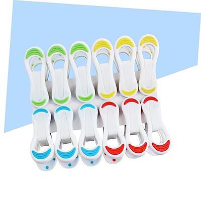 1/20pcs Plastic Sock Clips Small Portable Clothes Pins