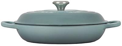 Le Creuset Enameled Cast Iron Signature Braiser, 3.5 qt., Sea Salt