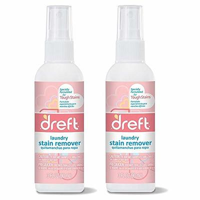 Stain Remover for Baby Clothes by Dreft, 3oz Pack of 2 Laundry Stain  Remover Spray, Hypoallergenic, Great for Cloth Diapers