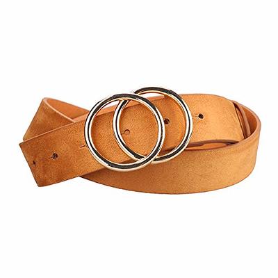 ALAIX Women's Leather Belt Dress Belt for Jeans Jumpsuit Coat Fashion Tie a  Knot Genuine Leather Waist Belt at  Women’s Clothing store