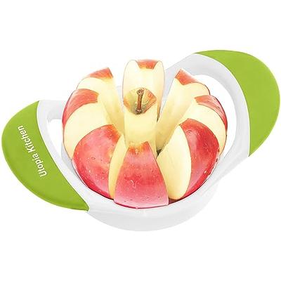 Apple Slicer Corer, Stainless Steel Apple Corer with 8 Sharp Blade, Fruit  Cutter Divider with Easy Grip Anti Slip Handle, Kitchen Tool for Apples