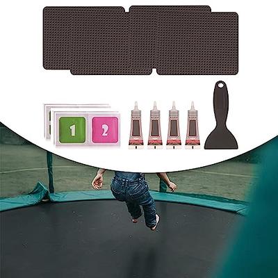 UGPLM Trampoline Patch Repair Kit, Trampoline Patch Tape with Glue Repair  Holes or Tears in A Trampoline Mat, for Waterproof Tents Trampoline, 4  Patches, Rectangular - Yahoo Shopping