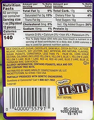 M&M's Peanut Milk Chocolate Ghoul's Mix Share Size Halloween Candy