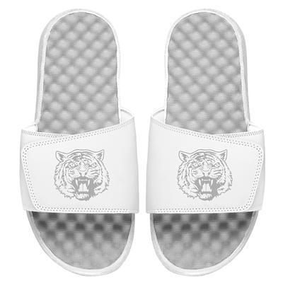 Youth ISlide Joe Burrow White LSU Tigers Player Tonal Pop Slide