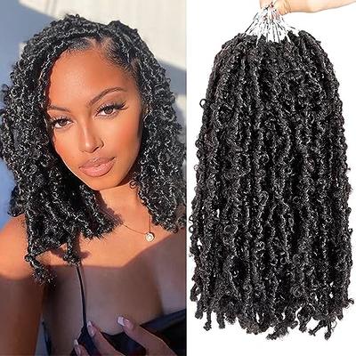 NAYOO Crochet Hair for Kids - 8 Packs 12 Inch Short Crochet Hair For Black  Women, 30 Strands/Pack Small Twist Crochet Hair Hot Water Setting, Crochet