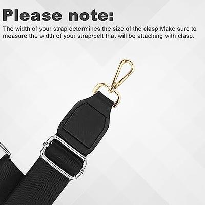 Goyunwell Swivel Lobster Claw Clasps 1 inch 20Pcs Curved Lobster Clasp  Swivel Keychain Clasp Oval Ring Swivel Snap Hooks for Strap Bag Purse  Hardware