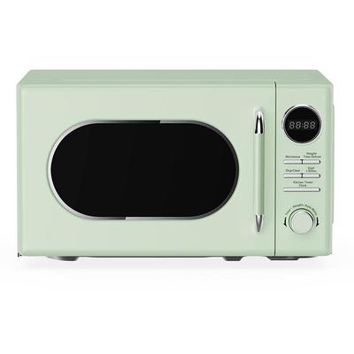 Magic Chef 0.7 cu. ft. Retro Countertop Microwave in Mint, Green