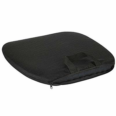 FOMI Thick Premium All Gel Orthopedic Seat Cushion Large Comfortable Pad  for Car, Office Chair, Wheelchair, or Home Pressure Sore Relief, Prevents  Sweaty Bottom Durable, Portable 