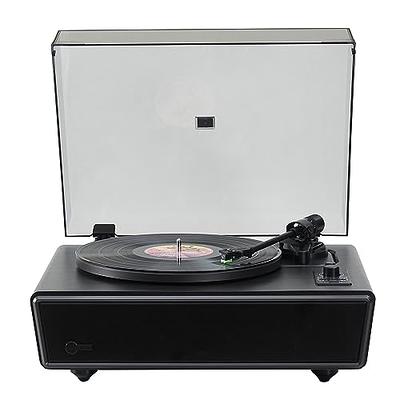 1 BY ONE Bluetooth Turntable HiFi System with 36 Watt Bookshelf Speakers,  Patend Designed Vinyl Record Player with Magnetic Cartridge, Bluetooth