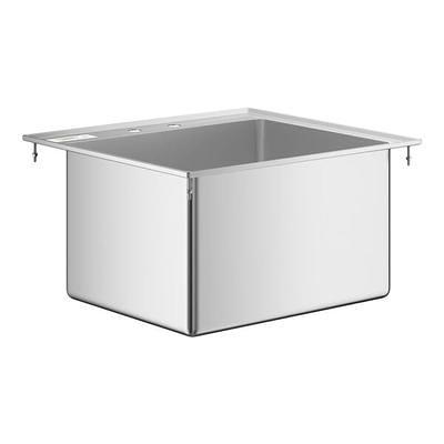 Regency 9 x 9 x 5 18-Gauge Stainless Steel One Compartment Drop