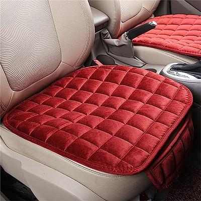 Leutsin 2Pack Car Seat Cushion, Non-Slip Rubber Bottom with Storage Pouch,  Driver Seat Back Seat Cushion, Comfort Memory Foam Seat Cushion for Car,  Truck, Office Chair (Red) - Yahoo Shopping