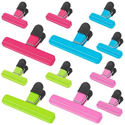 Premium Grade Food Bag Squeeze Clips Bread Clips Rubber Lid Non-slip Sealer  Bag Cinches Easy Use Lock 6 Pcs - Yahoo Shopping