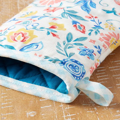 Mainstays Cotton Pot Holders - Teal - 7 x 9 in