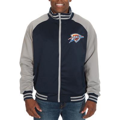 New England Patriots JH Design Wool Reversible Full-Snap Jacket - Navy