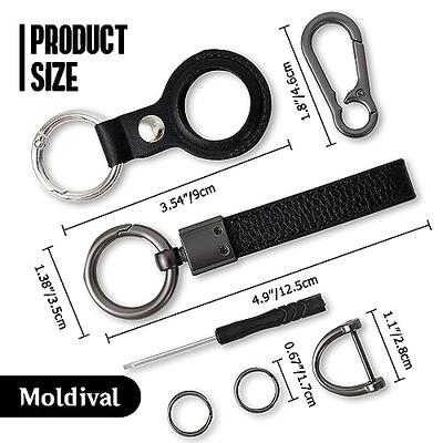 Moldival Keychain for Car Keys, Leather Key Chain, Keychains for Men and  Women, Universal Key Chains 360 Degree Rotatable. (Black) - Yahoo Shopping