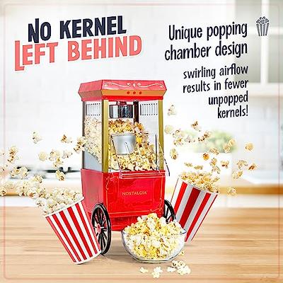 Air Popper Popcorn Machine Hot Air Kernel Maker (Black)