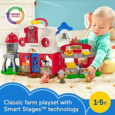 Fisher-Price Little People Toddler Playset Light-Up Learning Camper Toy  With Smart Stages, Figures & Accessories For Ages 1+ Years