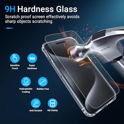 Just in Case iPhone 15 Pro - Tempered Glass - Clear, Film de protection  Transparent