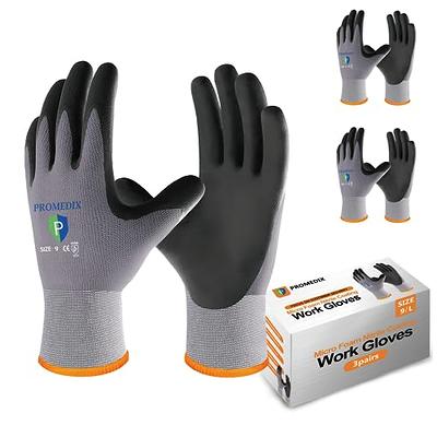 PROMEDIX P Work Gloves MicroFoam Nitrile Coated,Safety Work Gloves