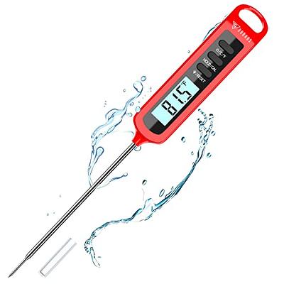 DOQAUS Meat Thermometer Digital, IPX6 Waterproof Instant Read Thermometer  for Cooking Kitchen Food Candy with Super Long Probe - Orange & Black -  Yahoo Shopping