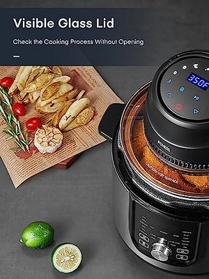 Air Fryer Lid for Instant Pot 6Qt/8Qt, 7 in 1 with LED Touchscreen, Turn  Your Pressure Cooker Into Air Fryer in Seconds, Air Fryer Accessories and  Recipe Cookbook Included - Yahoo Shopping