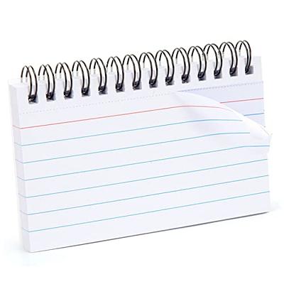 100 Pack of 3x5 inches Thick Heavyweight Index Cards on 110lb Card Stock -  Perfect for Note-Taking, Studying, and Organization - Ideal for Classrooms