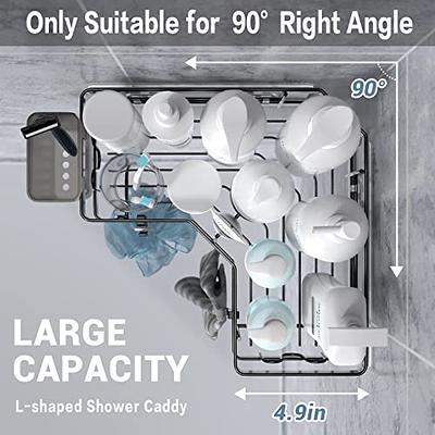  Kerisgo Corner Shower Caddy, 3 Pack Adhesive Bathroom