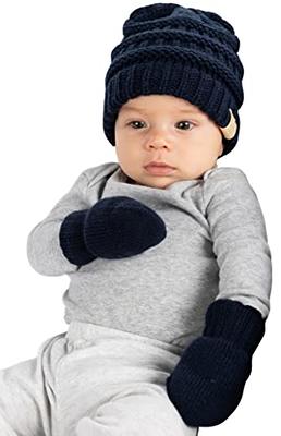 Chicago Bears Infant Baby Bear Beanie Set - Navy/White