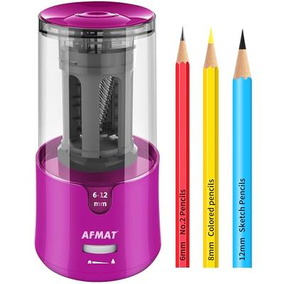 Electric Pencil Sharpener, Auto Stop Pencil Sharpener for Colored Pencils,  Sharp