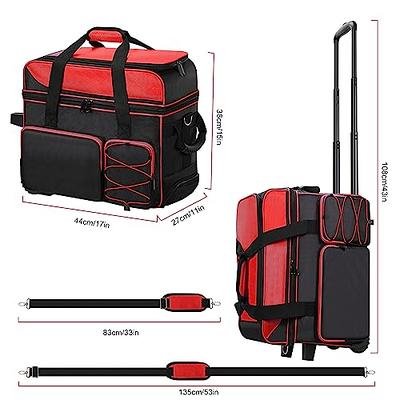  Vespr Rogue Double Roller 2 Ball Bowling Bag with