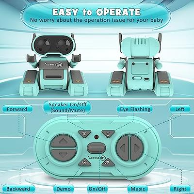 REMOKING Robot Toy, STEM Remote Control Robot Toys for Kids, Educational  Intelligent RC Robots with Dance, LED Eyes, Interactive Smart Robot Toys