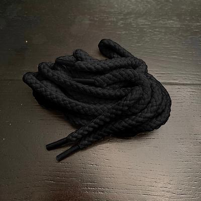 Black Rope Laces | Shoe Laces