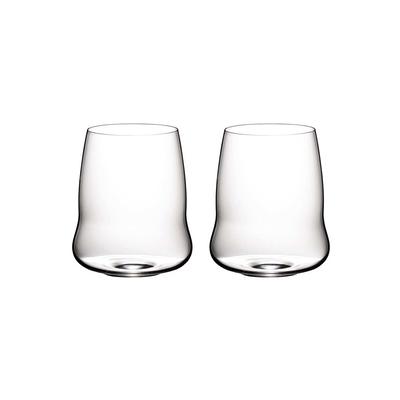 Personalized O Stemless Cabernet / Merlot Red Wine Glass 4pc. Gift Set by  Riedel