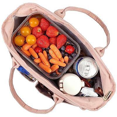  VLM Lunch Bags for Women,Leakproof Insulated Floral