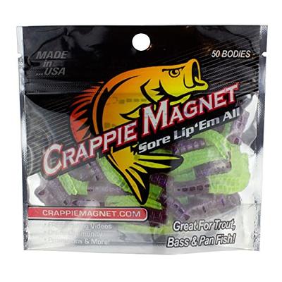 Leland's Lures, Crappie Magnet 50-Pack Split-Tail Grub Body Pack