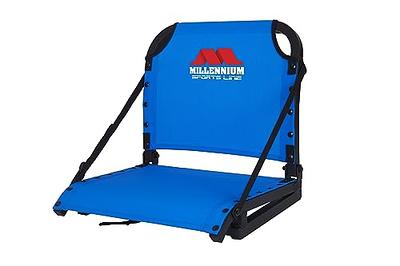 Stadium Bleacher Seat Bench Chair with Padded Reclining Cushion - Blue —  KHOMO GEAR