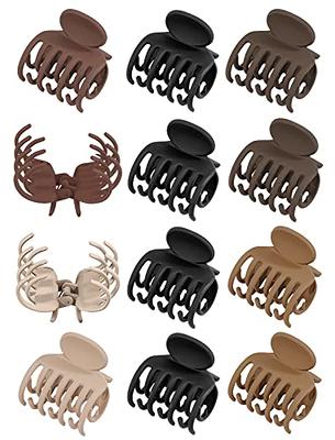 Mini Hair Clips 48 Pcs Small Hair Clips Non-Slip Strong Grip Mini Claw  Clips Plastic Tiny Hair Clips Small Clips for Hair Clear Hair Claw Clip for  Thin Hair