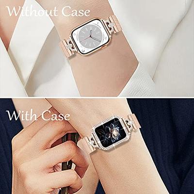 Compatible with Apple Watch Band with Case 38mm/40mm for Women