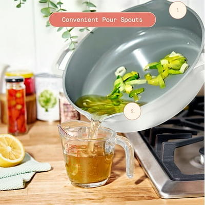 Beautiful All-in-One 4 QT Hero Pan with Steam Insert, 3 Pc Set