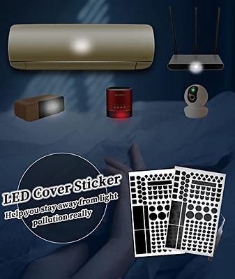 2 Sheets Shading Stickers LED Light Blocking Stickers Routers Shading Stickers  Blackout Stickers 