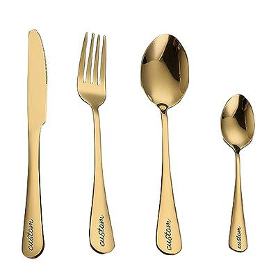 LIANYU 65-Piece Heavy Duty Silverware Set with Serving Utensils, Stainless  Steel Flatware Set for 12, Thick Cutlery Eating Utensils Include Fork Knife  Spoon, Mirror Finished, Dishwasher Safe - Yahoo Shopping